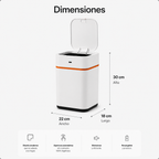 Cesto de basura smart con apertura automatica. Basta de malos olores , mas higiene, mas comodidad.