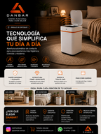 Cesto de basura smart con apertura automatica. Basta de malos olores , mas higiene, mas comodidad.