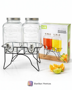 Dispenser de bebidas doble 2 x 4Lts