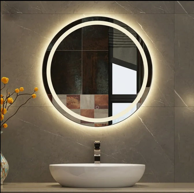 Espejo LED Redondo Touch  | Diseño y elegancia Premium Para Baño Y vestidor