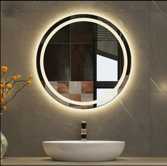 Espejo LED Redondo Touch  | Diseño y elegancia Premium Para Baño Y vestidor
