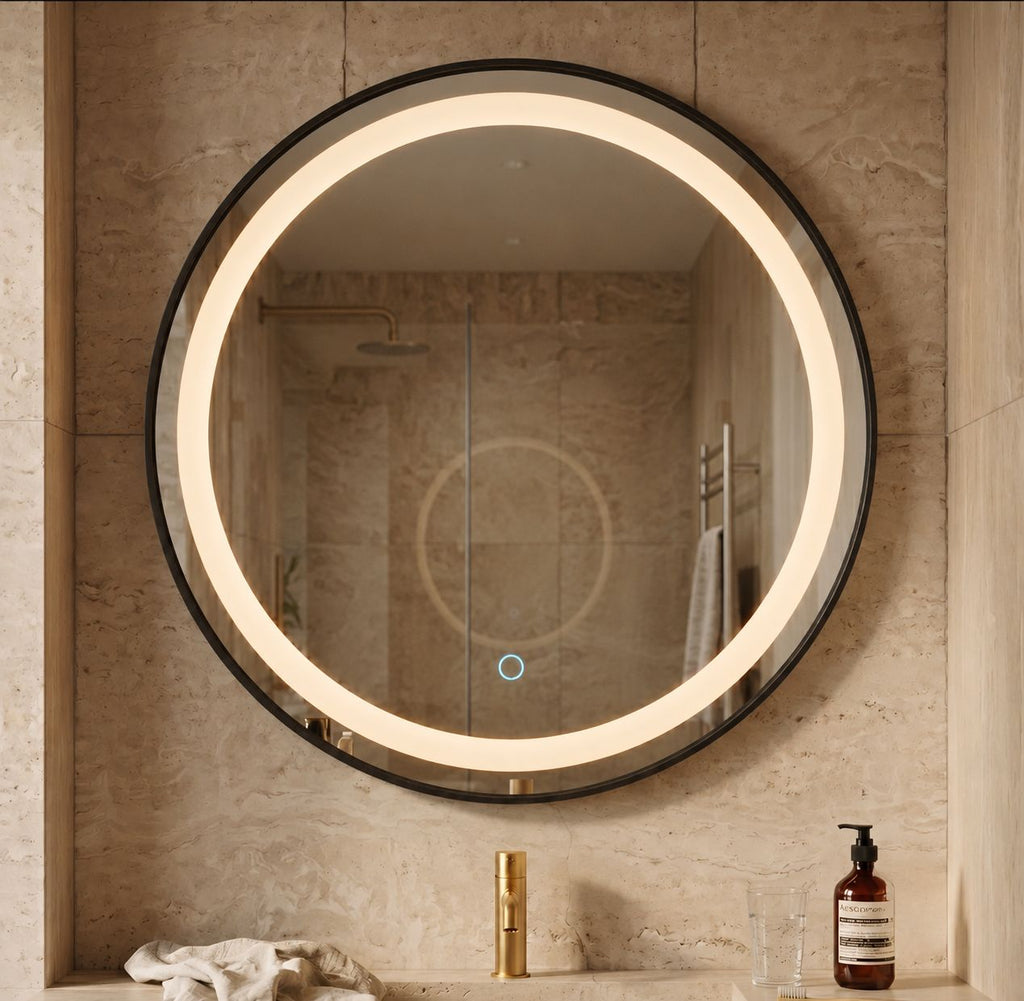 Espejo LED Redondo Touch  | Diseño y elegancia Premium Para Baño Y vestidor