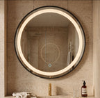 Espejo LED Redondo Touch  | Diseño y elegancia Premium Para Baño Y vestidor