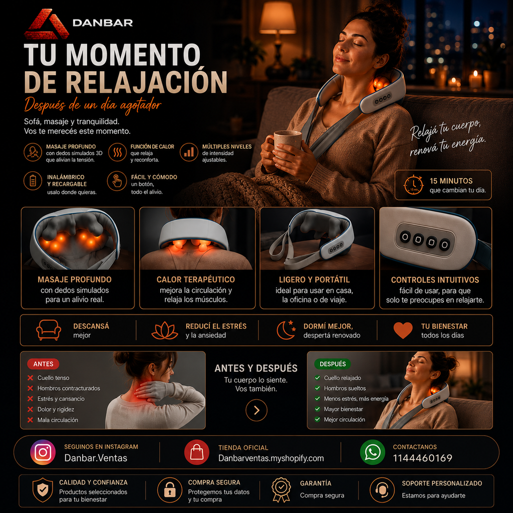 Necesitas un relax despues de un largo dia de trabajo, esto es para vos.