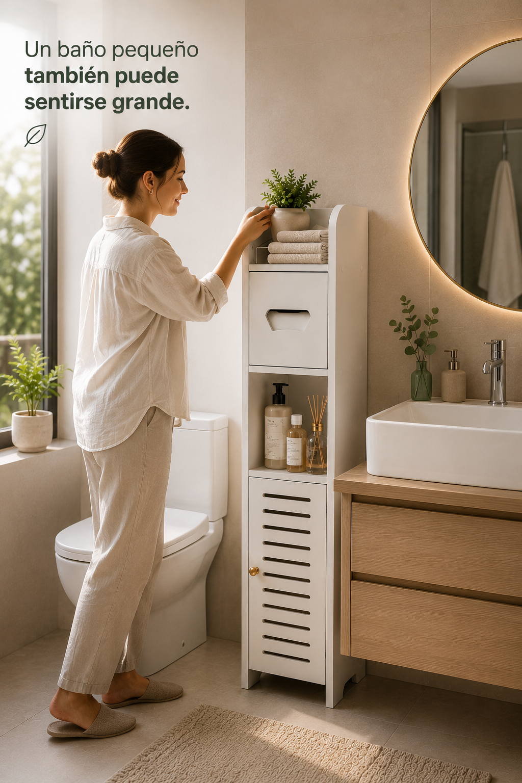 Estantería Organizadora para Baño, Más Espacio, Menos Desorden