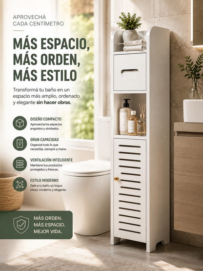 Estantería Organizadora para Baño, Más Espacio, Menos Desorden