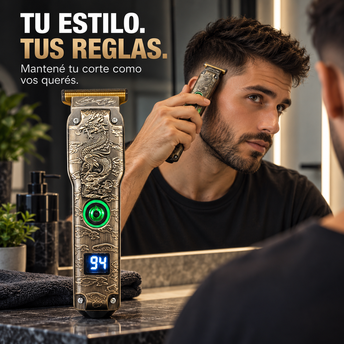 Patillera Inalambrica – corta, retoca y mantene tu estilo.