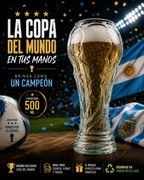 Vaso de la copa del mundo 500ml