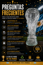 Vaso de la copa del mundo 500ml