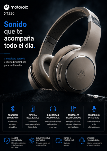 Auricular Motorola XT 220 Originales, calidad y potencia unica.
