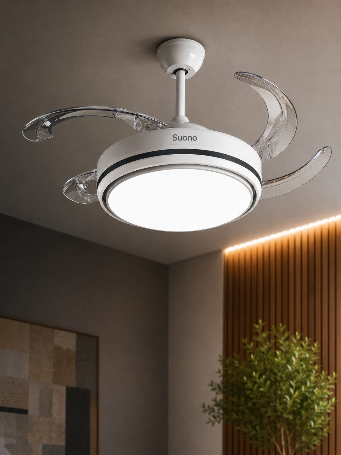 Ventilador Retractil Suono, confort y diseño.