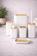 Set de accesorios de baño x 6 piezas